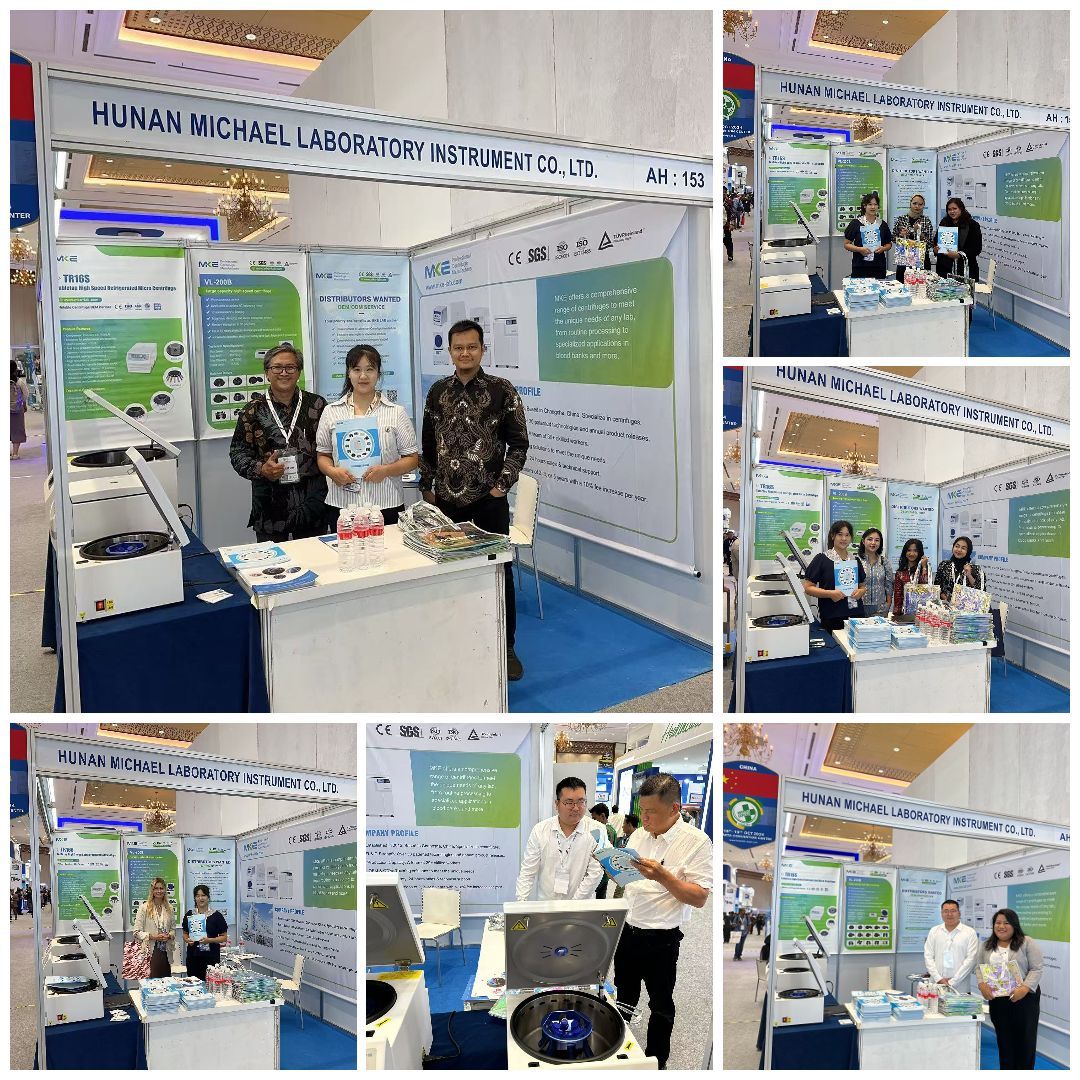 MKE LAB op Indonesia Hospital Expo 2024: presentatie van geavanceerde centrifugeoplossingen 2